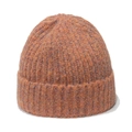 Gorro de punto para mujer con degradado naranja y violeta, suave y muy cálido - M (56-58cm) / Naranja