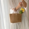 White Straw Bag