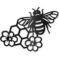Slender Bee Honeycomb Pattern