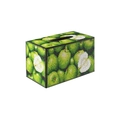Rectangle tissue box with green apple diamond painting DIY sparkling craft design - Green Apple
