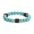 Turquoise With Gold Spacers