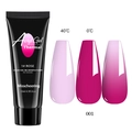 Misscheering thermal nail extension gel 1# Rose color changing from 0°C to 40°C - Thermal Rose Red (01)