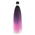 Treccine Easy Braids da 26 pollici sfumate dal viola scuro al rosa acceso sintetico - Ombre Viola a Rosa (FR-36)