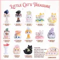 Cute animal crystal figurines collection featuring 13 different cat styles and gems - Meow Little Bean (Full Box)