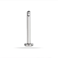 F136 titanium staafje met zijgat voor DIY kraakbeenpiercings en oorsieraden - 8mm Staaf Lengte (Accessoire 030)