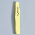 Yellow double-sided 100/180 grit nail sponge buffer for professional manicure care - Yellow