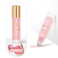 Rose scented nail cuticle oil 10ml with pink packaging and rollerball applicator - Rose