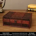 Vintage wooden jewelry box in dark red with grape floral relief and bronze buckle closure - New Grape Style Book Box