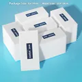 Single pack non-woven wet wipe 6x14cm packaging with 20x18cm unfolded size sheet - Thickened Business Style B-19 / White