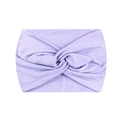 Elastic lilac yoga headband with twisted knot design for women fitness and sports - Light Purple