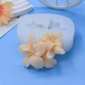 Flower-shaped silicone DIY mold for baking cakes with a soft hibiscus petal texture - Hibiscus Flower Style