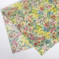 Floral pearlescent tissue paper with dense yellow and purple patterns for gift wrapping - 【Rape Flower】Tissue Paper 10 Sheets 50*70cm