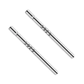 Minimalist S925 sterling silver round bead stud earrings in a polished silver finish - 925 Silver / S925 Sterling Silver Ear Stick