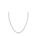 Minimalistische s925 Sterling Silber funkelnde Choker Halskette für Damen in Weiß - 925er Silber / Länge 31+6CM