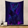 73*95CM (Cepillado) / Ilustración de Pareja Púrpura (GT230133)
