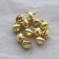 Campanellini dorati tondi in metallo con gancio per giocattoli animali e gioielli DIY - 6mm / Oro