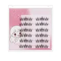 Self-adhesive cluster eyelashes in Iceberg Flower style with pink cartoon packaging - Glue-Free Iceberg Flower