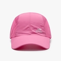 Berretto da baseball rosa ad asciugatura rapida con mesh e logo JH SPORT per il sole estivo - Rosa Rosso