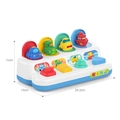 Giocattolo pop-up educativo con veicoli per destrezza dita dei bimbi 25,2cm - Stile Traffico