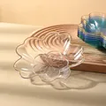 Glacier white cherry blossom glass bowl with gold rim for elegant fruit serving - Glacial White-Cherry Blossom Style