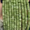 Natural light green aventurine stone abacus beads for DIY handmade jewelry making - Optimize Southern Jade / 5*8mm (approx. 73 pcs/strand)