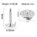 Silver iron butterfly clutch pin back and needle fastener set for DIY jewelry making - Iron Butterfly Clutch & Tie Tack Set (Silver)