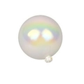 Spherical cake topper in iridescent white finish for birthday dessert decoration - Iridescent White Style (A13 Iridescent White 6cm)