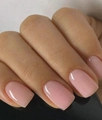 Glossy light pink squoval press-on nails with a jelly-like high shine finish - Light Pink Squoval Style (CW70)