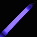 Single 6-inch purple glowing light stick with top hook design on black background - 6inch / Purple