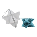 Καλούπι σιλικόνης Merkaba για κοσμήματα ρητίνης DIY με διαστάσεις 6cm x 5,2cm x 0,6cm - 6cm Αστέρι Merkaba