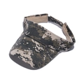 Outdoor digital camouflage sun visor hat with adjustable velcro strap for men and women - Desert Digital Camouflage (B)