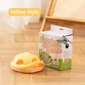 Electric butterfly cat toy with yellow base and retail packaging for indoor pet play - Golden Turtle / Yellow