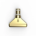 Diamond painting metal pen tip size 8 made of polished gold stainless steel - 8-Drill Metal Tip