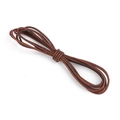 Reddish brown faux leather cord bundle for DIY jewelry making and necklace crafts - Round 2.0mm Diameter Coffee 2m