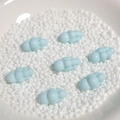 Light blue cloud-shaped resin bead for DIY handmade jewelry and phone chains - 17*24mm / Small Blue 1pc