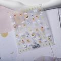 Adesivi per nail art 3D arcobaleno e sole TS-2514 con elementi color macaron - TS-2514 Arcobaleno Soleggiato