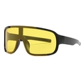 Gafas de sol deportivas para ciclismo con montura negra mate y lentes amarillas - Montura Negra Lentes Amarillas