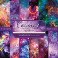 Cosmos themed 6x6 scrapbook paper pads with 12 galactic patterns for DIY albums - 22019 24 Photos