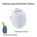 Siliconen mal voor DIY bloempotten en lotionflessen, afmetingen 7,6cm bij 9,7cm - Spiraal Lange Lotionfles Basis