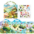 Sky City jelly sticker book for kids early education with reusable aircraft stickers - Sky City