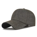 Cappello da baseball da uomo retrò marrone a quadri con fodera calda in pile morbido - Regolabile / caffè