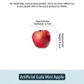 Realistic red-yellow gradient artificial apple model 6.7cm diameter for home decor - Gala Apple