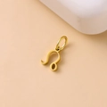 Minimalist gold Leo zodiac symbol pendant made of high-quality stainless steel - Leo / Gold