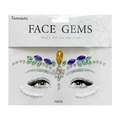 Self-adhesive multi-color face gems and pearls set for makeup and creative body art - FG4010 Multi-color Gem Style