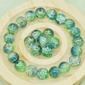 H224 Crackled Brushed 10mm Jadeite