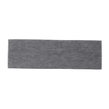 Elastic gray fabric yoga headband for sports with non-slip knitted texture design - Dark Heather Gray