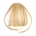 Light blonde thin air bangs hair extension with sideburns for natural look - With Sideburns - Light Blonde/18H613