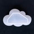 Translucent cloud shaped silicone resin mold for DIY drawer knobs and craft making - 3D High Mirror Surface Cloud Mold