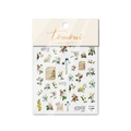 Pegatinas de uñas 5D japonesas autoadhesivas con patrones de flores vintage y poesía - Mano Suave Flor Vintage Floral (to-564)