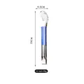 Pinzas para alimentos de 12 pulgadas en acero inoxidable para barbacoa, largo 29 cm - 12 Pulgadas